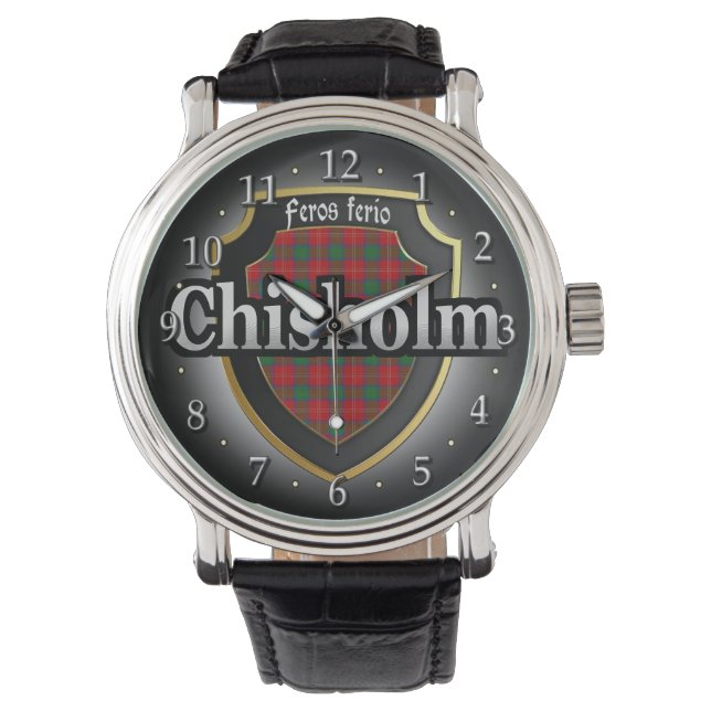 Clan Chisholm Scotland Celebration Watch Armbanduhr (Vorderseite)