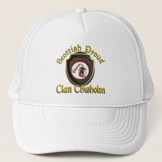 Clan Chisholm Scottish Dynsty Cap Truckerkappe (Vorderseite)