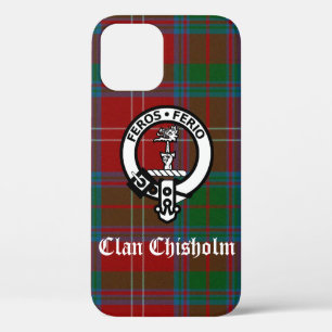 Clan Chisholm Tartan & Crest Abzeichen Case-Mate iPhone Hülle