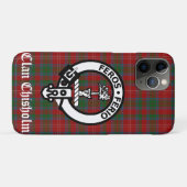 Clan Chisholm Wappen Abzeichen & Tartan Case-Mate iPhone Hülle (Rückseite (Horizontal))
