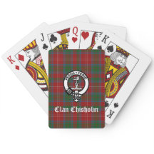 Clan Chisholm Wappen Abzeichen & Tartan