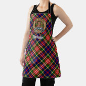Clan Christie Crest over Tartan Schürze (InSitu)