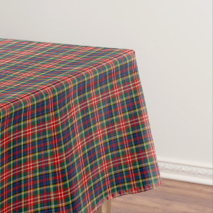 Clan Christie mehrfarbiger schottischer Tartan Tischdecke