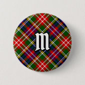 Clan Christie Tartan Button (Vorderseite)