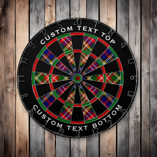 Clan Christie Tartan Dartscheibe