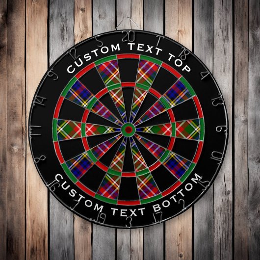 Clan Christie Tartan Dartscheibe
