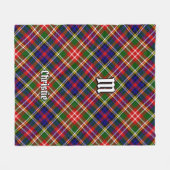 Clan Christie Tartan Fleecedecke (Vorderseite (Horizontal))