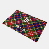 Clan Christie Tartan Fußmatte (Schrägansicht)