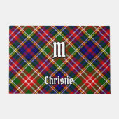 Clan Christie Tartan Fußmatte (Vorderseite)