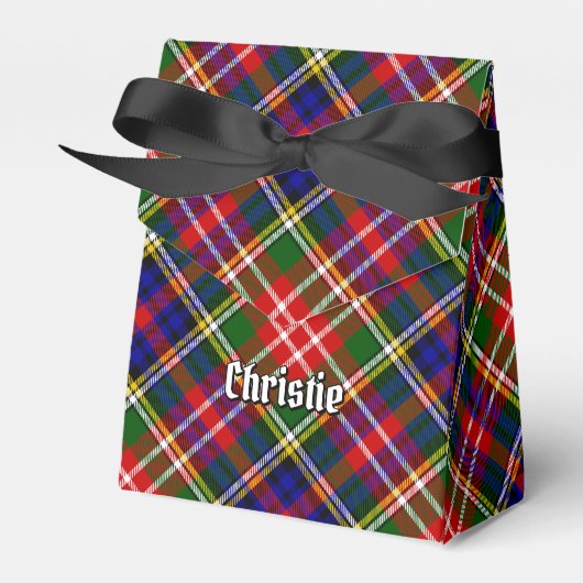 Clan Christie Tartan Geschenkschachtel (Vorderseite)