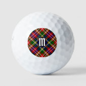 Clan Christie Tartan Golfball (Vorderseite)