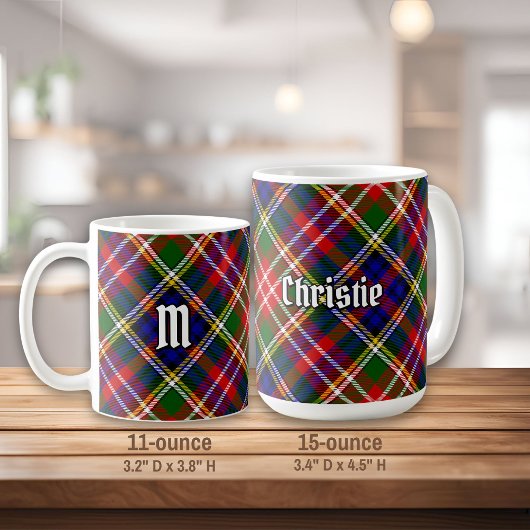 Clan Christie Tartan Kaffeetasse