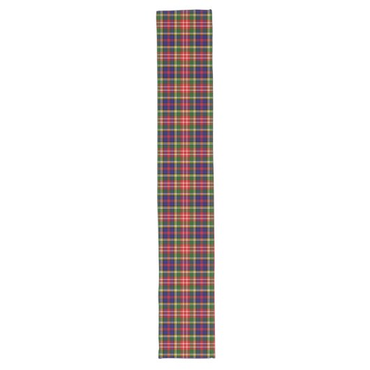 Clan Christie Tartan Kariert Großer Tischläufer (Vorderseite)
