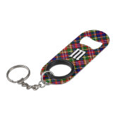 Clan Christie Tartan Mini Flaschenöffner (Vorderseite Schrägansicht)