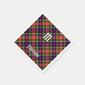 Clan Christie Tartan Serviette (Ecke)