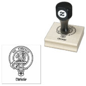 Clan Christie Wappen Gummistempel (Stempel)