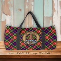 Clan Christie-Wappen über Tartan