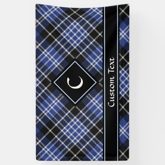 Clan Clark Tartan Banner (Vertikal)