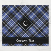 Clan Clark Tartan Bierflaschenetikett (Einzelnes Label)