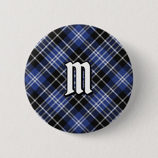 Clan Clark Tartan Button (Vorderseite)
