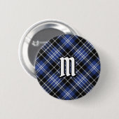 Clan Clark Tartan Button (Vorne & Hinten)