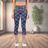 Clan Clark Tartan Capri Leggings