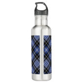 Clan Clark Tartan Edelstahlflasche (Rückseite)