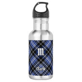 Clan Clark Tartan Edelstahlflasche (Vorderseite)