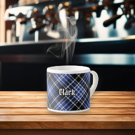 Clan Clark Tartan Espressotasse