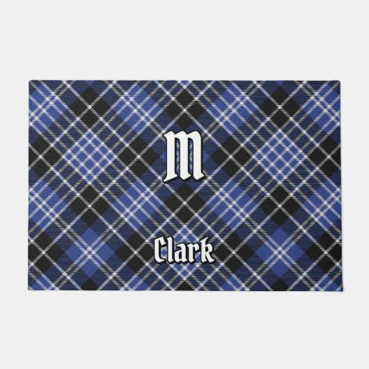 Clan Clark Tartan Fußmatte (Vorderseite)