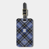Clan Clark Tartan Gepäckanhänger (Vorderseite vertikal)