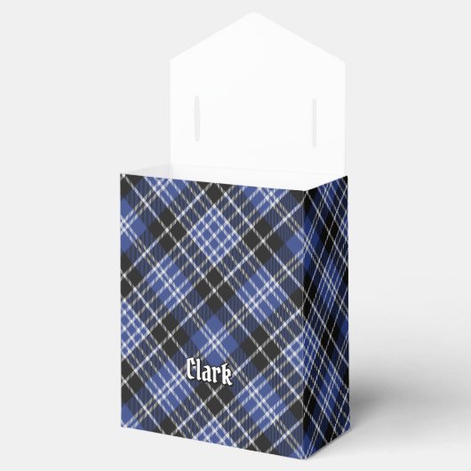 Clan Clark Tartan Geschenkschachtel (Geöffnet)