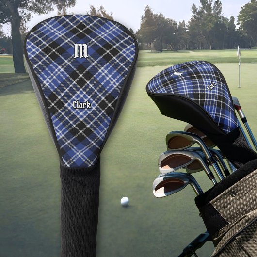 Clan Clark Tartan Golf Headcover