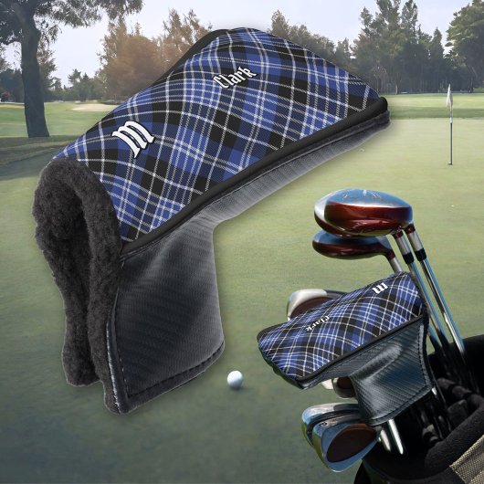 Clan Clark Tartan Golf Headcover