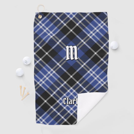 Clan Clark Tartan Golfhandtuch (Insitu)