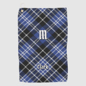Clan Clark Tartan Golfhandtuch (Vorderseite)