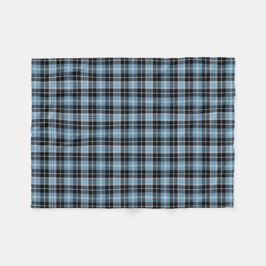 Clan Clark Tartan Kariert Fleecedecke (Vorderseite (Horizontal))