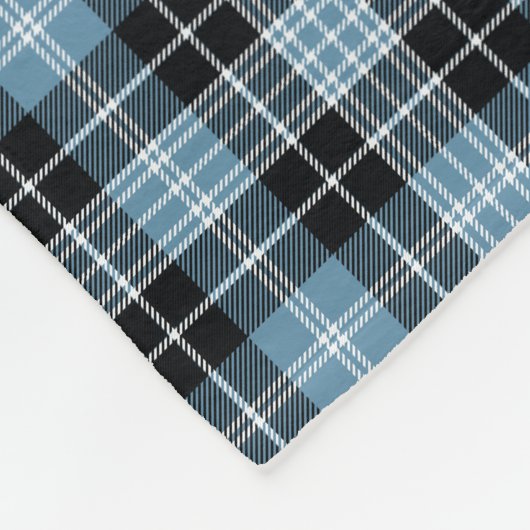 Clan Clark Tartan Kariert Fleecedecke (Ecke)