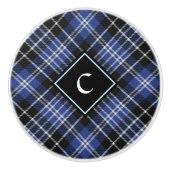 Clan Clark Tartan Keramikknauf (Vorderseite)