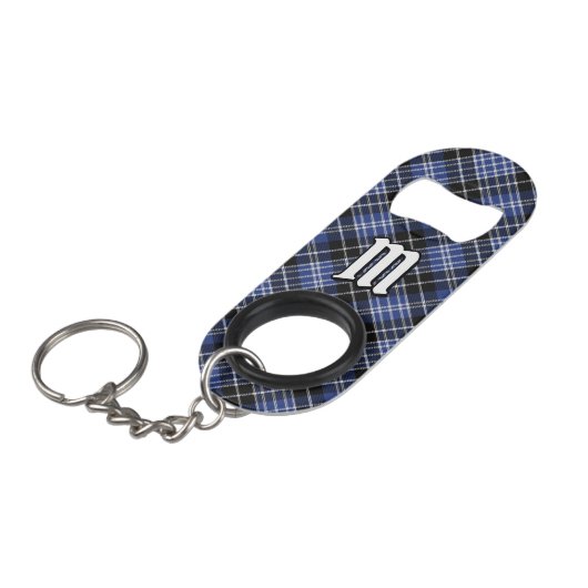 Clan Clark Tartan Mini Flaschenöffner (Vorderseite Schrägansicht)