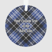 Clan Clark Tartan Ornament (Rückseite)