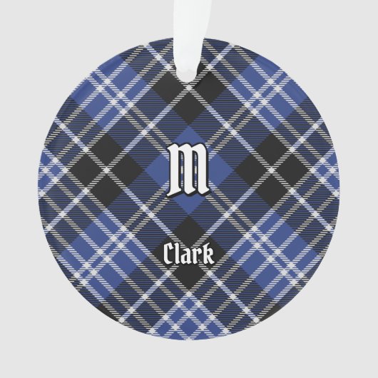 Clan Clark Tartan Ornament (Vorderseite)