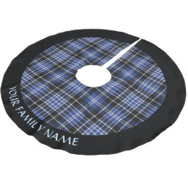 Clan Clark Tartan Polyester Weihnachtsbaumdecke