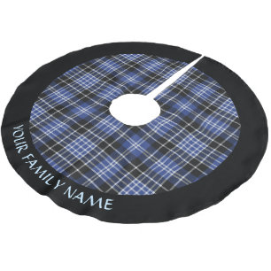 Clan Clark Tartan Polyester Weihnachtsbaumdecke