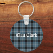 Clan Clark Tartan Schlüsselanhänger (Vorderseite)