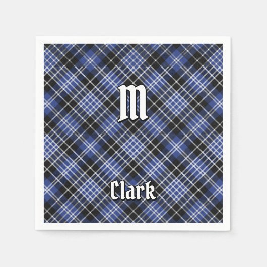 Clan Clark Tartan Serviette (Vorderseite)