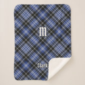 Clan Clark Tartan Sherpadecke (Vorderseite)