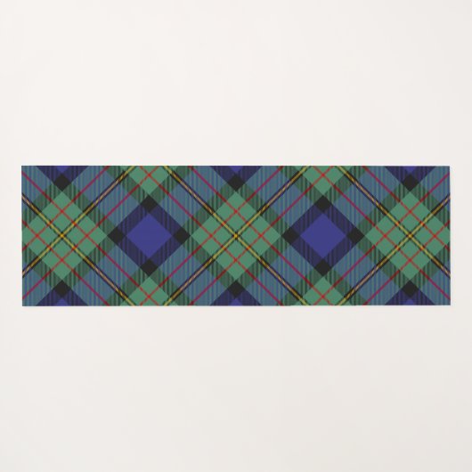 Clan Clark Tartan Yogamatte (Rückseite (Horizontal))