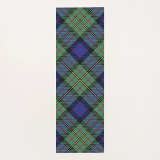 Clan Clark Tartan Yogamatte (Rückseite)
