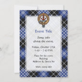 Clan Clark Wappen Einladung (Vorderseite)